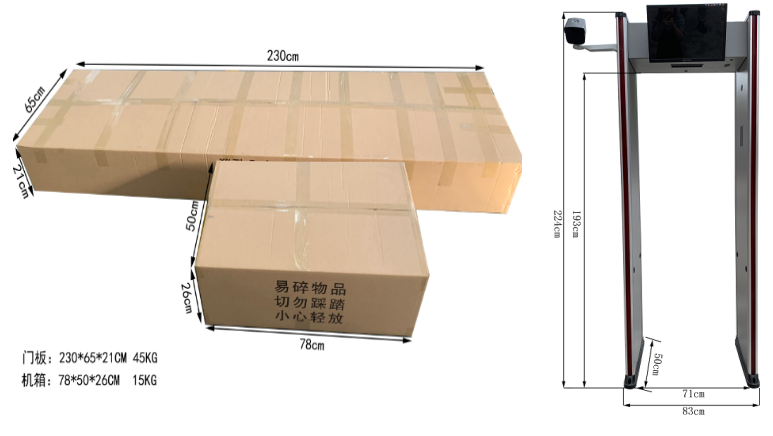 人脸热成像伴随佩戴口罩功能尺寸 人脸热成像伴随佩戴口罩功能尺寸